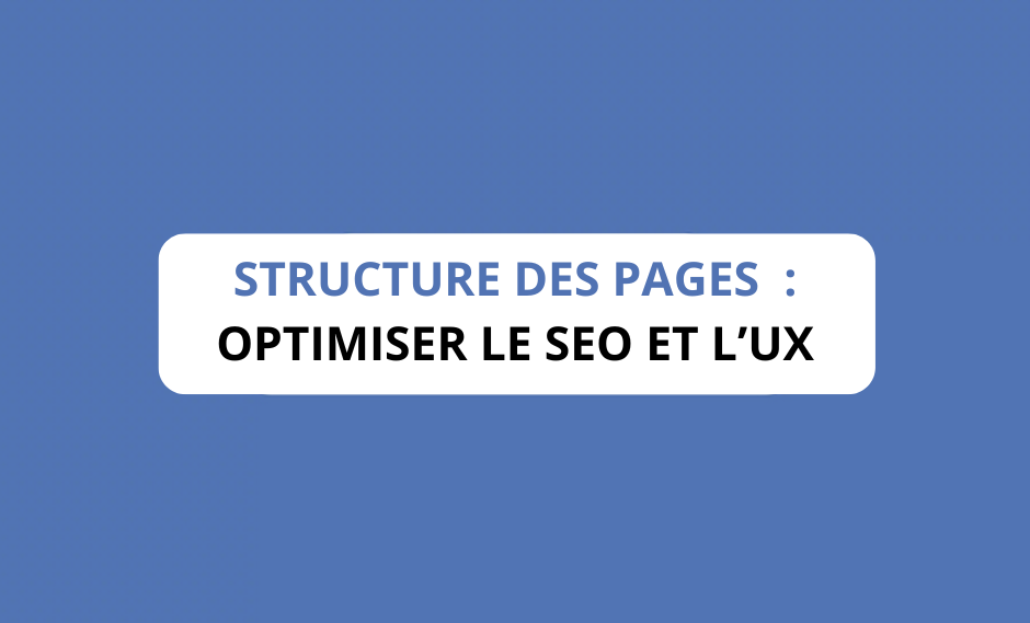 article sur la structure des pages
