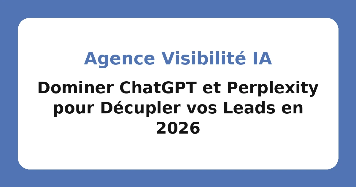 Agence Visibilité IA
