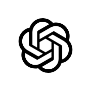 Logo de OpenAI (ChatGPT)